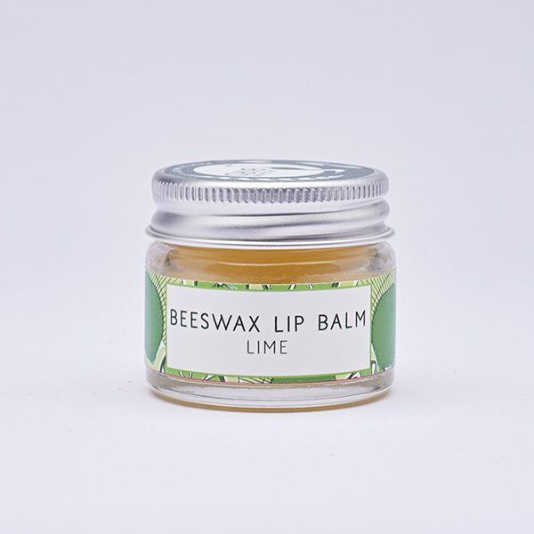 Lime beeswax lip balm by Laughing Bird