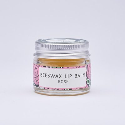 Rose beeswax lip balm by Laughing Bird