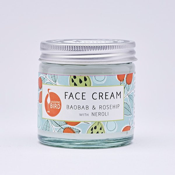 Face cream with baobab, rosehip and neroli by Laughing Bird