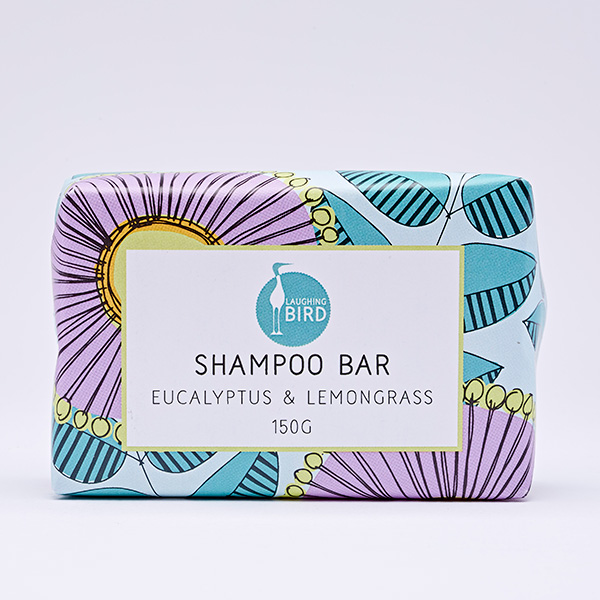 Shampoo bar with eucalyptus and lemongrass by Laughing Bird