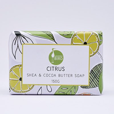 Citrus shea butter and cocoa butter soap by Laughing Bird